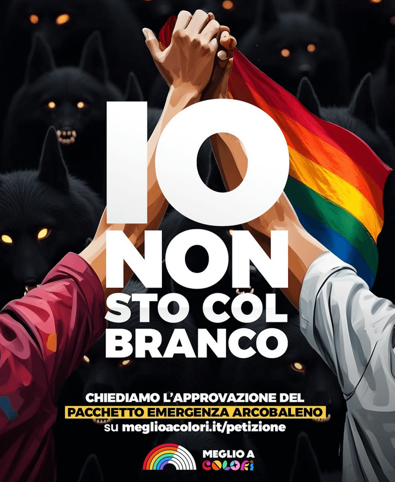 Italia, comunità LGBTIAQ+ sotto assedio: firma la petizione "IO NON STO COL BRANCO" - La campagna 22Io non sto col branco22 - Gay.it