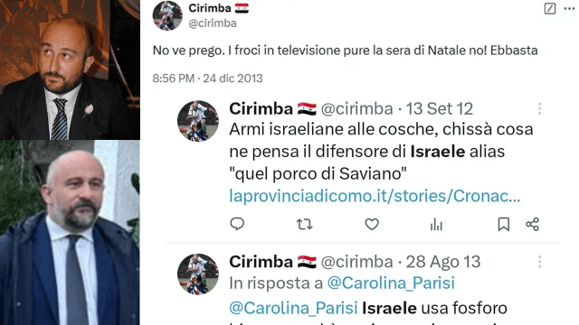 Luca Cirimbilla froci fascista