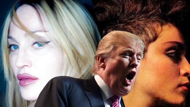 Madonna Fascismo Donald Trump