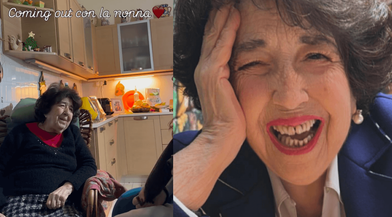 Martina e il coming out con sua nonna di 91 anni, la reazione è dolcissima (VIDEO) - Martina e il coming out con sua nonna di 91 anni la reazione e bellissima 1 - Gay.it