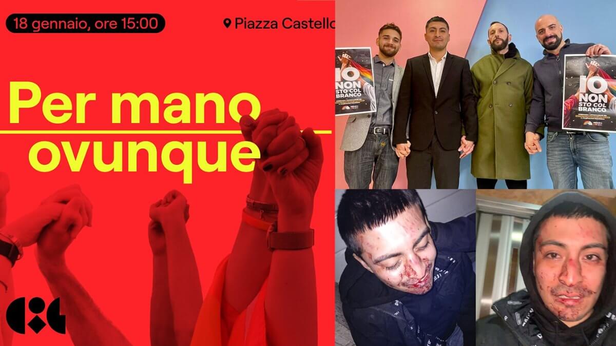 Sabato 18 Gennaio in piazza a Milano contro la violenza omobitransfobica: la comunità LGBTIAQ+ prova a reagire