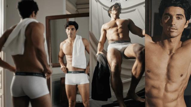 Taylor Zakhar Perez di Rosso, bianco & sangue blu in mutande fa impazzire tuttə (VIDEO) - Taylor Zakhar Perez in mutande per Lacoste - Gay.it