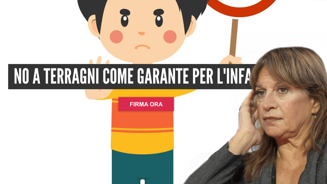 Nessun merito, solo ideologia: Terragni inadeguata come garante per l’Infanzia, firma la petizione