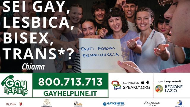Pro Vita contro la Regione Lazio e gli 80.000 euro a Gay Help Line: "Gravi cedimenti a lobby elettorali" - gay help line 2024 - Gay.it