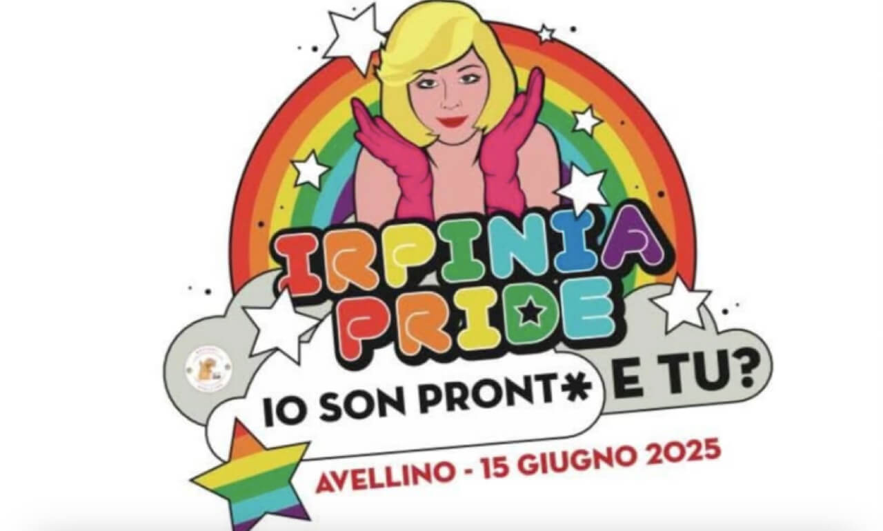 Irpinia Pride 2025 (Avellino), domenica 15 giugno: “Io son pront*, e tu?”, l’omaggio a Raffaella Carrà