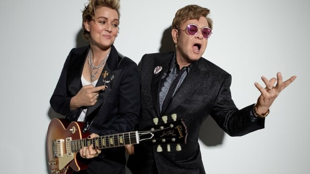 Elton John e Brandi Carlile da Zane Lowe