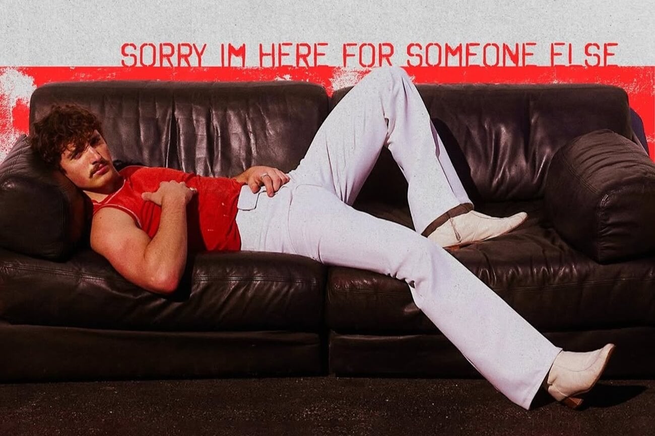 Benson Boone in "Sorry I'm Here For Someone Else"