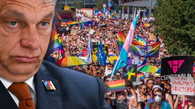 Ungheria Budapest Pride Viktor Orban 2025