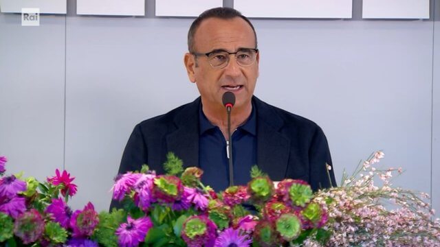 Carlo Conti_conferenza stampa sanremo 2025
