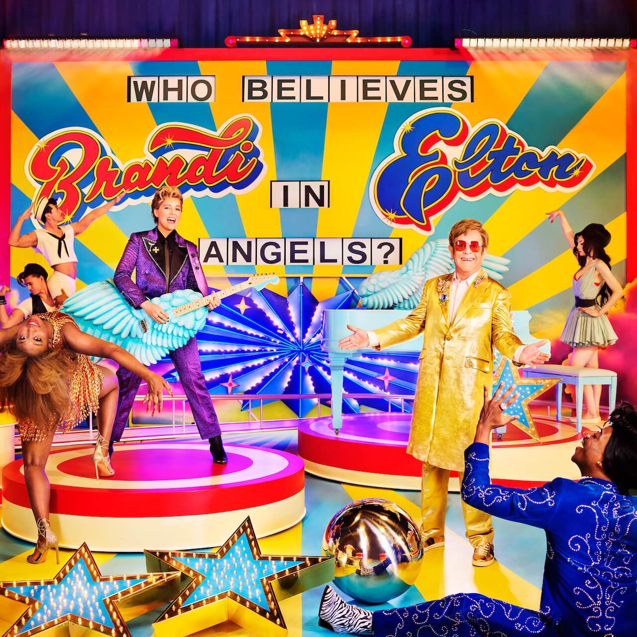 Who Believes In Angels?, Elton John e Brandi Carlile insieme con nuovo album e nuovo singolo (VIDEO) - EltonBrandi WBIA Cover - Gay.it