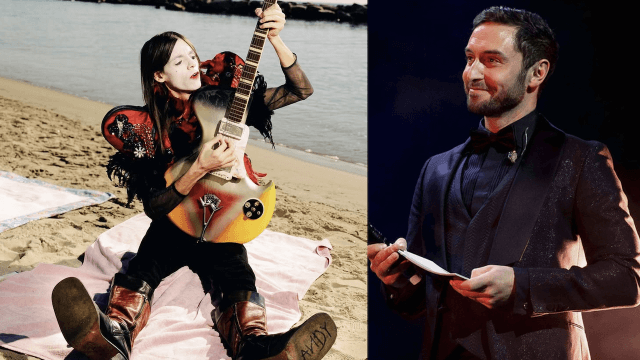 Eurovision 2025, chi vince? Le prime quote dei bookmakers. Lucio Corsi fuori dalla Top10? - Eurovision 2025 Lucio Corsi e Mans Zelmerlow - Gay.it