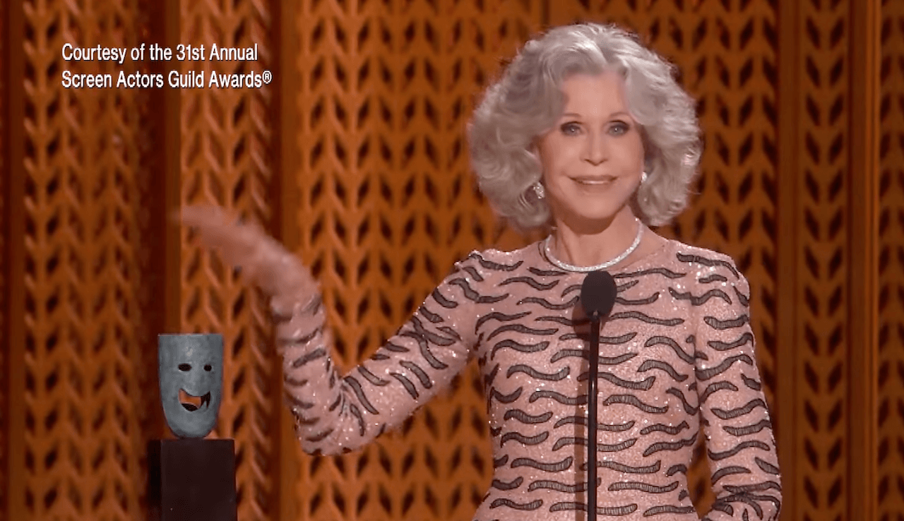 Jane Fonda e il potente discorso ai SAG Awards 2025: “Woke significa che ti importa delle persone” (VIDEO)