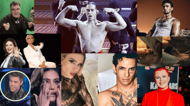 Mahmood Achille Lauro Francesca Pascale Fedez Santanche Diaz Gandia