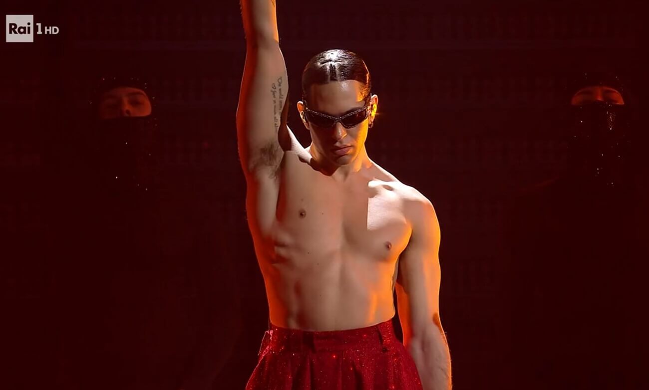 Mahmood a Sanremo 2025 2