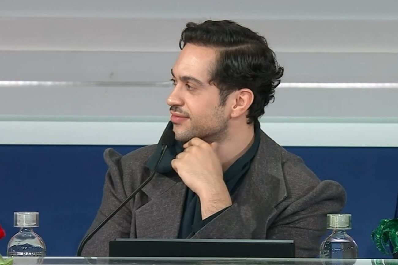 Mahmood in conferenza stampa a Sanremo 2025