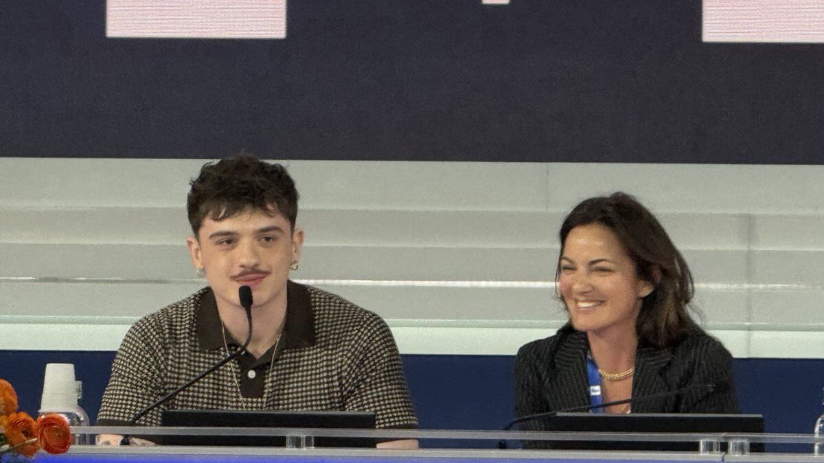 Olly in conferenza stampa Sanremo 2025