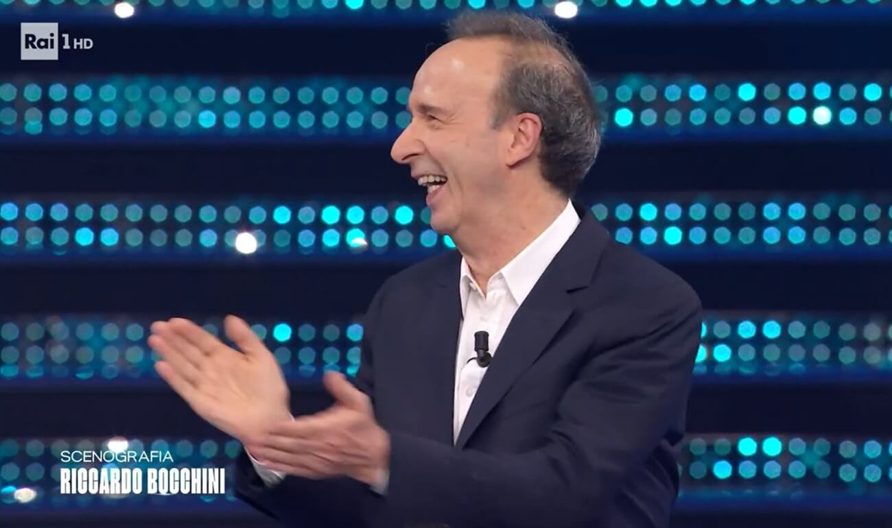 Roberto Benigni Sanremo 2025