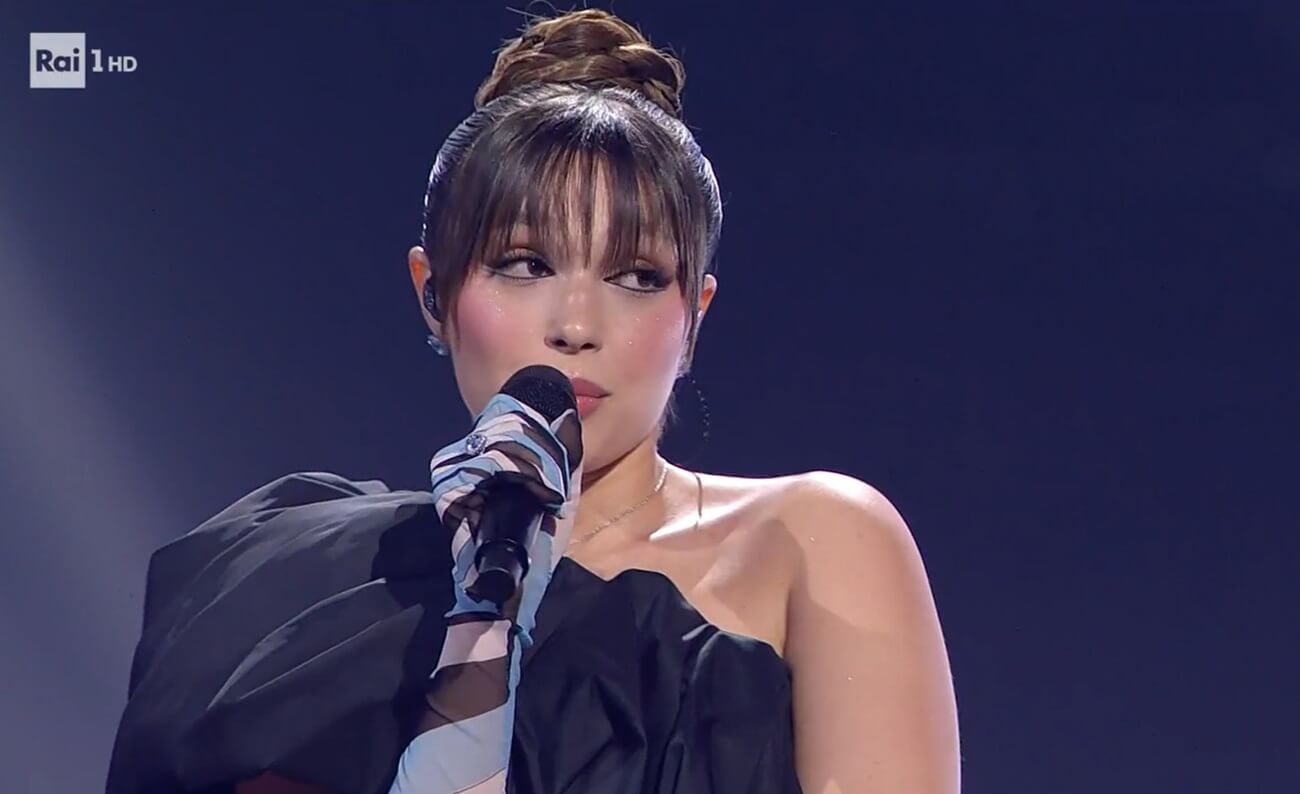 Sarah Toscano a Sanremo 2025