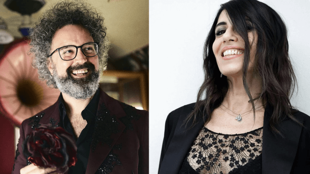 Sanremo 2025, il ribaltone dei bookmakers. Cristicchi diventa il favorito, vincerà? - Simone Cristicchi e Giorgia - Gay.it
