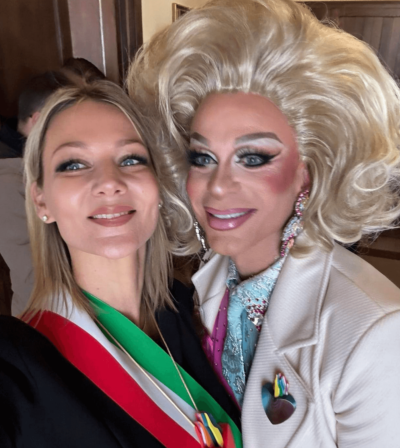 Candelora 2025, anche Priscilla alla Juta dei Femminielli: "Una drag Queen in chiesa? Si!" - Sindaca di Avellino e Priscilla alla Juta dei Femminielli 2 - Gay.it