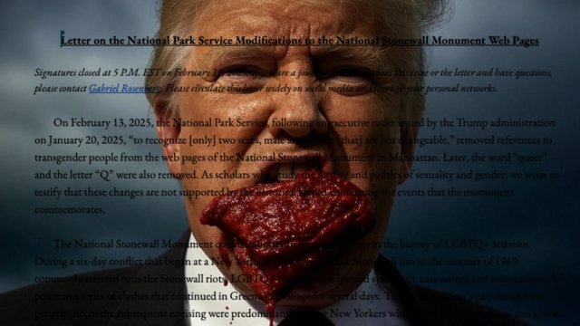 Stonewall Trump Storia LGBT lettera storici