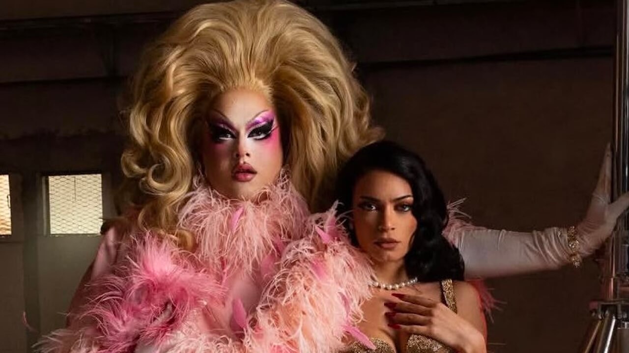 Chi è Sypario, la drag di Dimenticarsi alle 7 che potrebbe affiancare Elodie a Sanremo 2025 la sera della finale (VIDEO) - Sypario Filippo Caterino ed Elodie - Gay.it