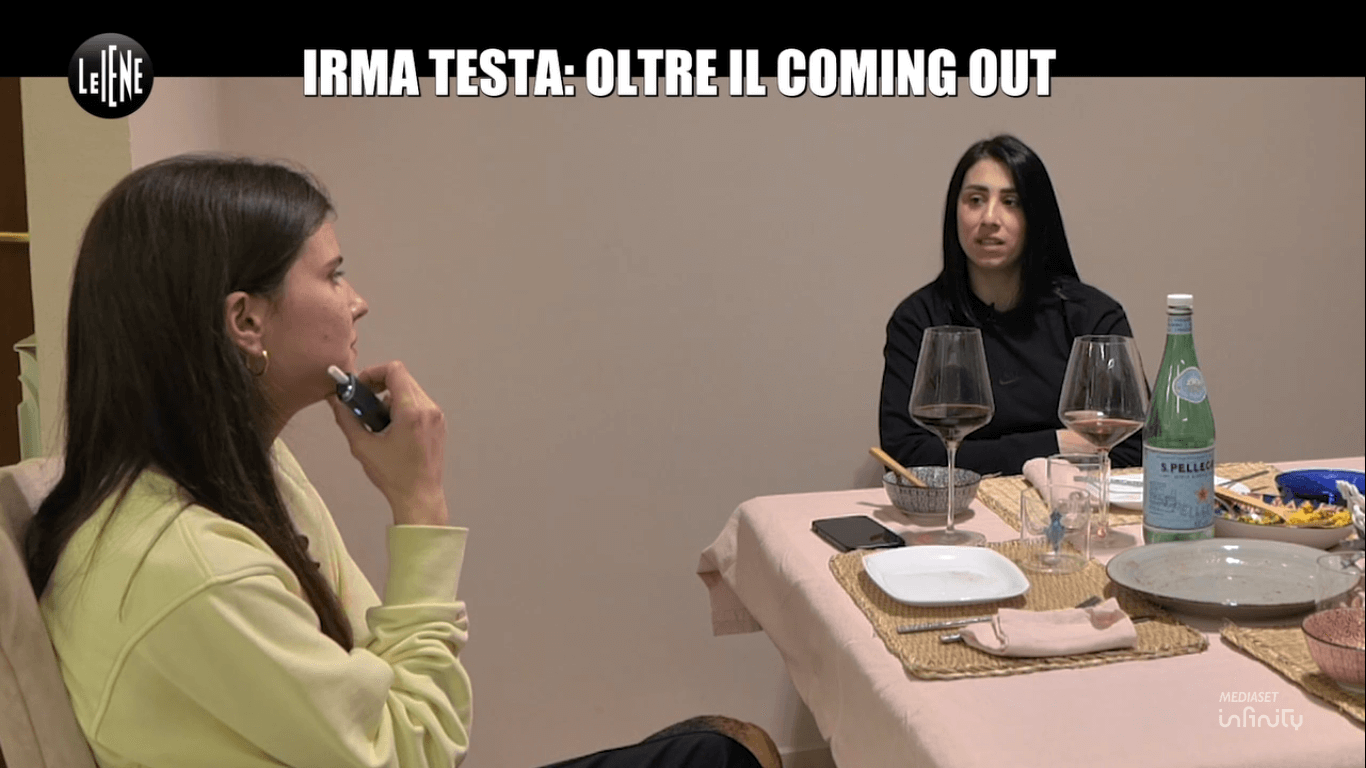 Irma Testa e la sua fidanzata Alessandra