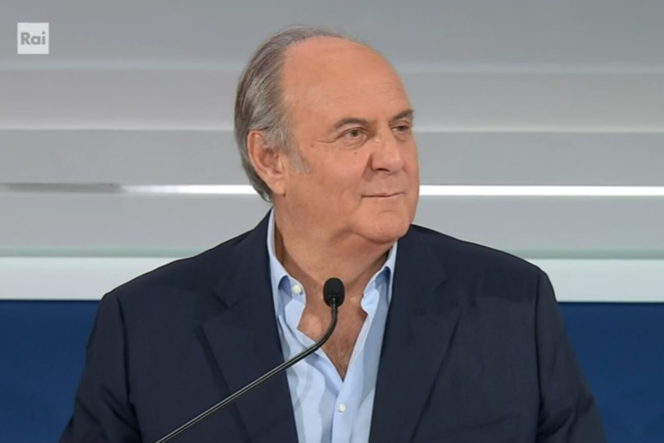 Gerry Scotti alla Conferenza stampa di Sanremo 2025
