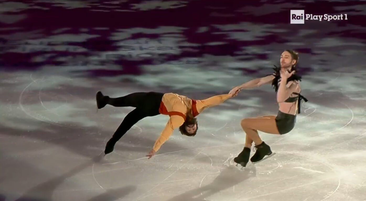 Sara Conti e Niccolò Macii, la performance inclusiva agli Europei di pattinaggio 2025 (VIDEO) - sara conti e niccolo macii 5 - Gay.it