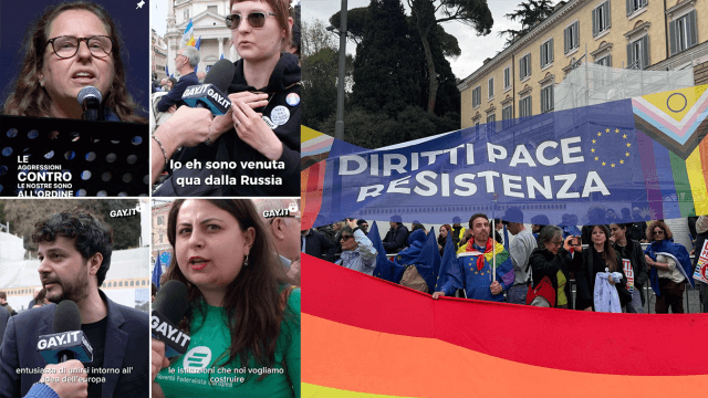 Associazioni LGBTIAQ+ in Piazza per l'Europa