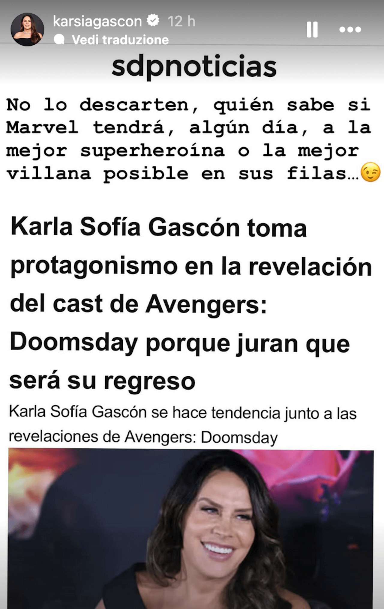 Avengers: Doomsday, tornano due iconici mutanti queer. Karla Sofia Gascon nel gigantesco cast? (VIDEO) - Avengers Doomsday Karla Sofia Gascon - Gay.it
