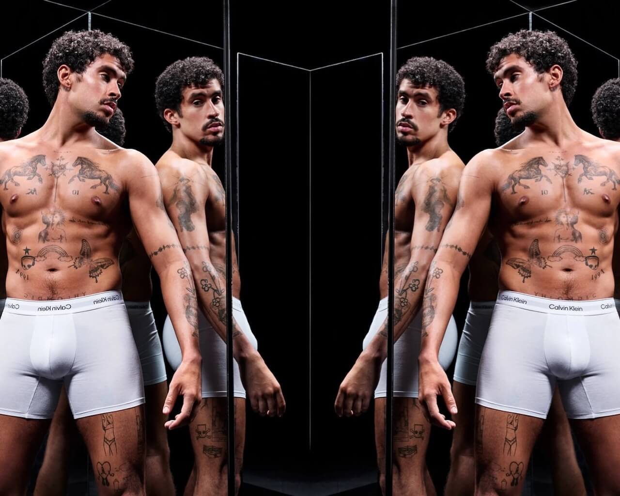 Bad Bunny in mutande per Calvin Klein fa impazzire tuttə (VIDEO) - Bad Bunny in mutande per Calvin Klein - Gay.it