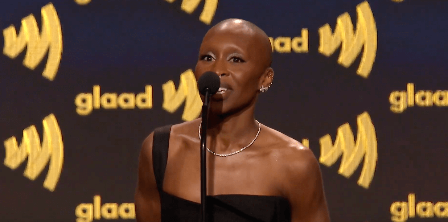 Cynthia Erivo e il potentissimo discorso a sostegno della comunità trans e non binaria ai GLAAD Media Awards (VIDEO) - Cynthia Erivo accepts the Stephen F. Kolzak Award at the GLAAD Media Awards 2025 - Gay.it