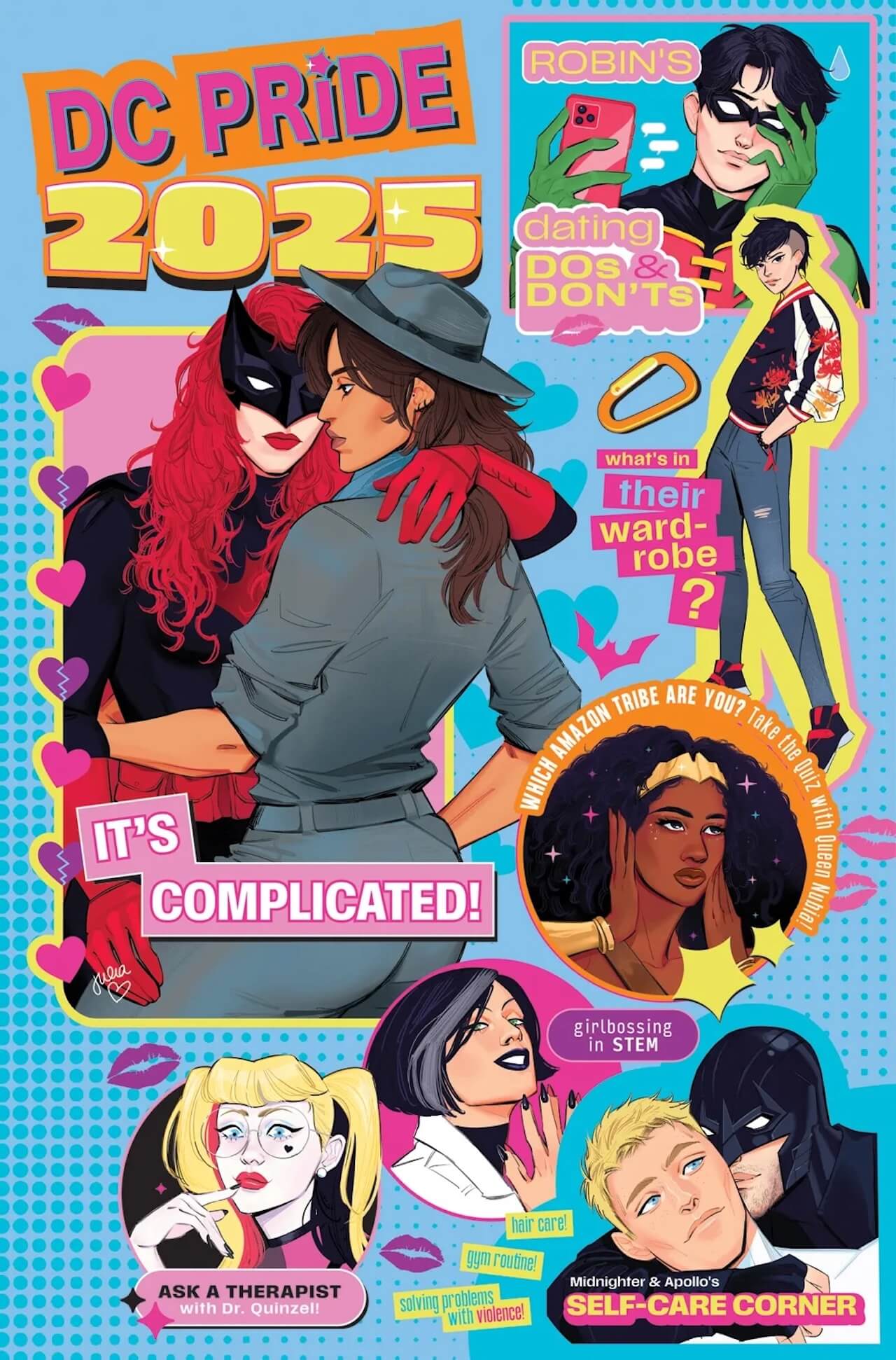 DC Pride 2025, la serie antologica torna per il Pride Month con una grande novità - DC PRIDE 2025 VARIANT COVER BY JULIA RECK - Gay.it
