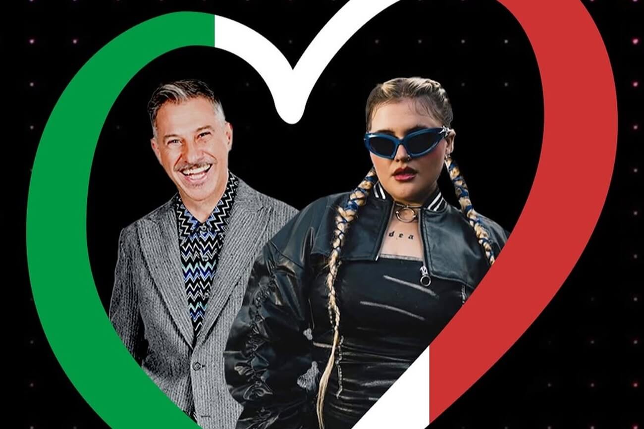 Gabriele Corsi e BigMama all'Eurovision 2025