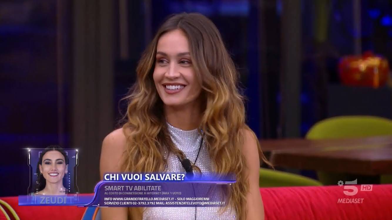 Helena Prestes alla finale del Grande Fratello