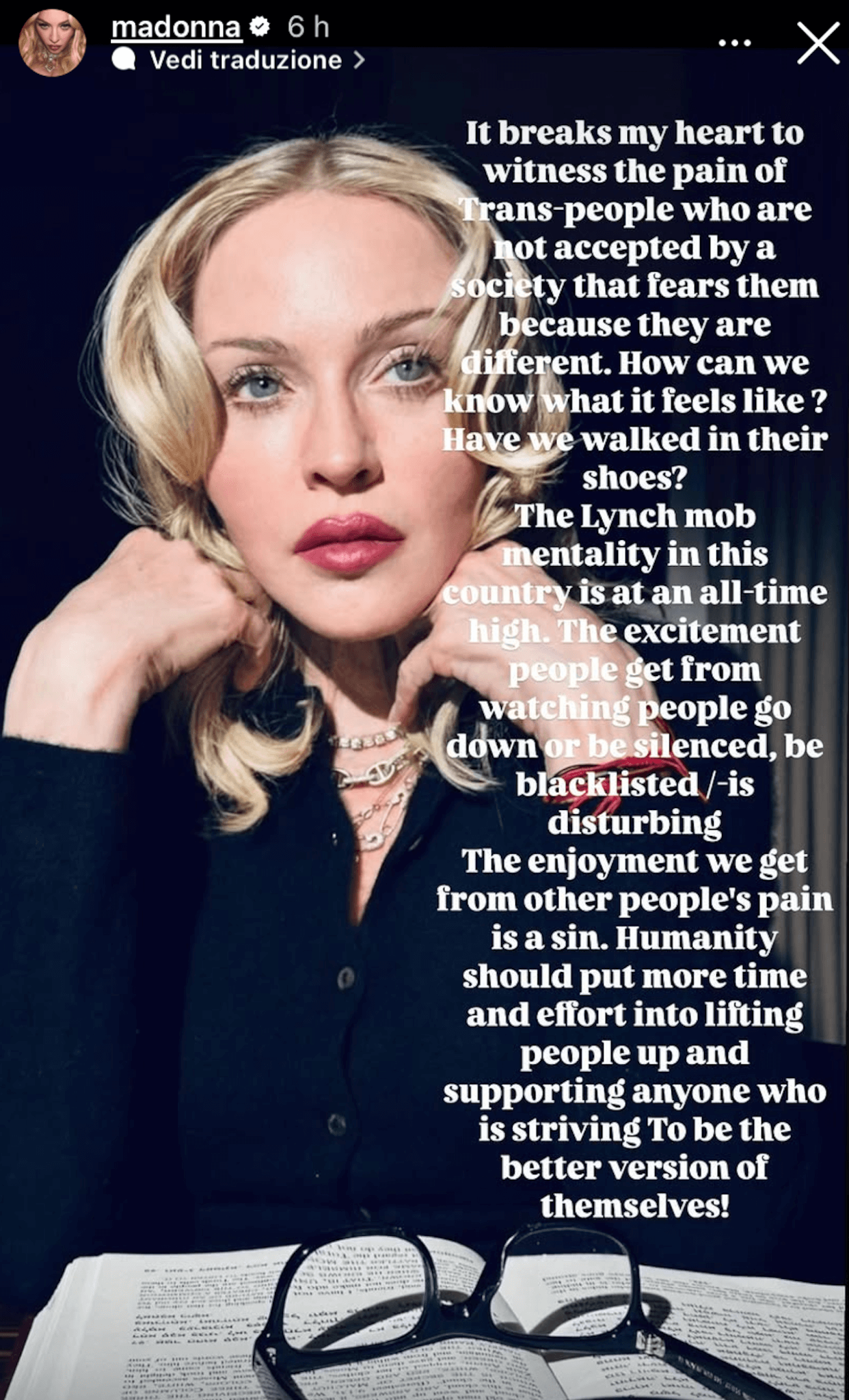Madonna in difesa della comunità trans: "Mi spezza il cuore vedere tanto dolore, siamo al linciaggio" - Madonna in difesa della comunita trans - Gay.it