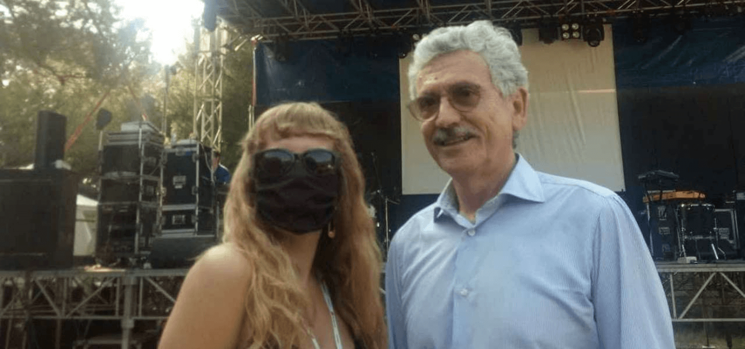 Myss Keta e Massimo D'Alema