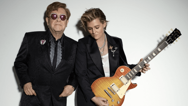 Elton John e Brandi Carlile da Zane Lowe