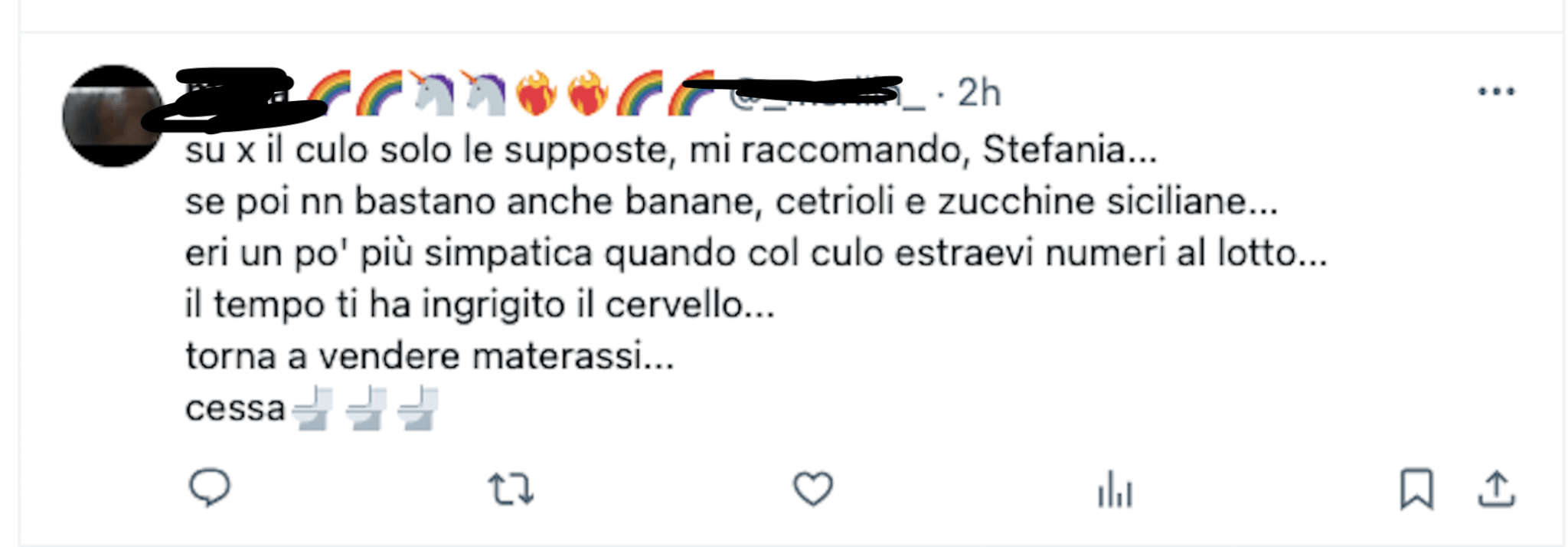 Stefania Orlando riceve un commento ignobile: la reazione dell'ex concorrente del GF e gli insulti fuori controllo - commento a stefania orlando - Gay.it