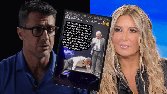 Fabrizio Corona e Selvaggia Lucarelli