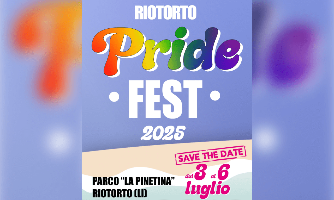 Pride Fest Livorno 2025, dal 3 al 6 luglio a Riotorto