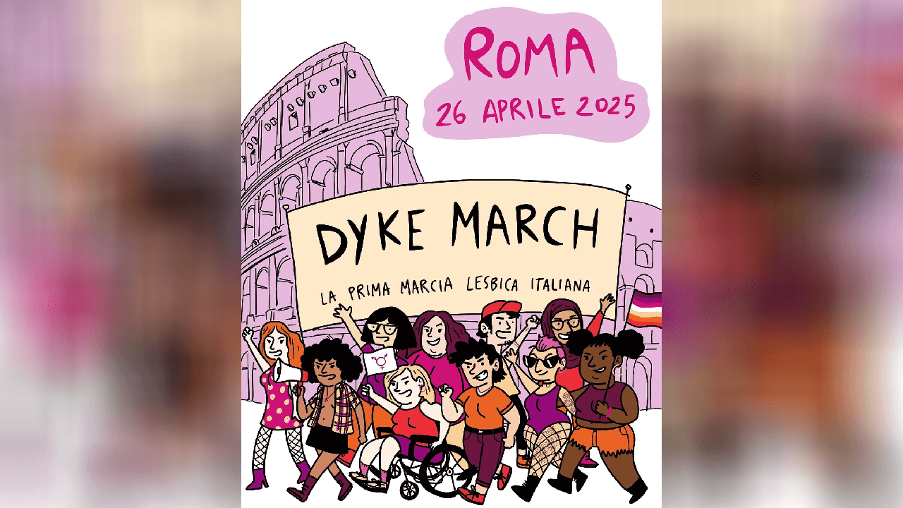La prima Dyke March italiana a Roma