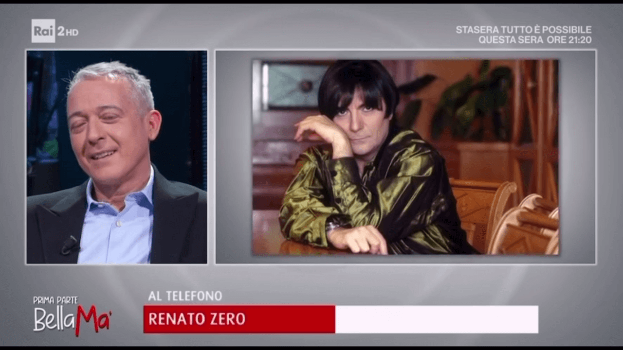 Renato Zero ospite di BellaMà