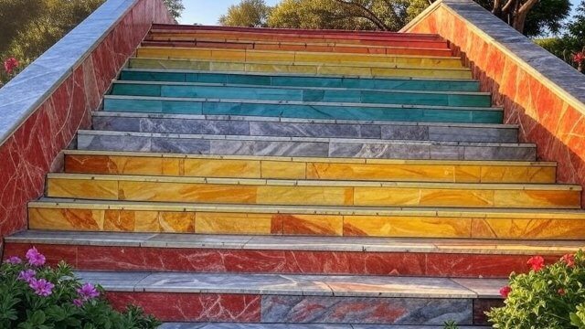 Treviso, appello per una nuova scala rainbow in una scuola: "Non è ideologia ma inclusione e rispetto" - scala arcobaleno - Gay.it