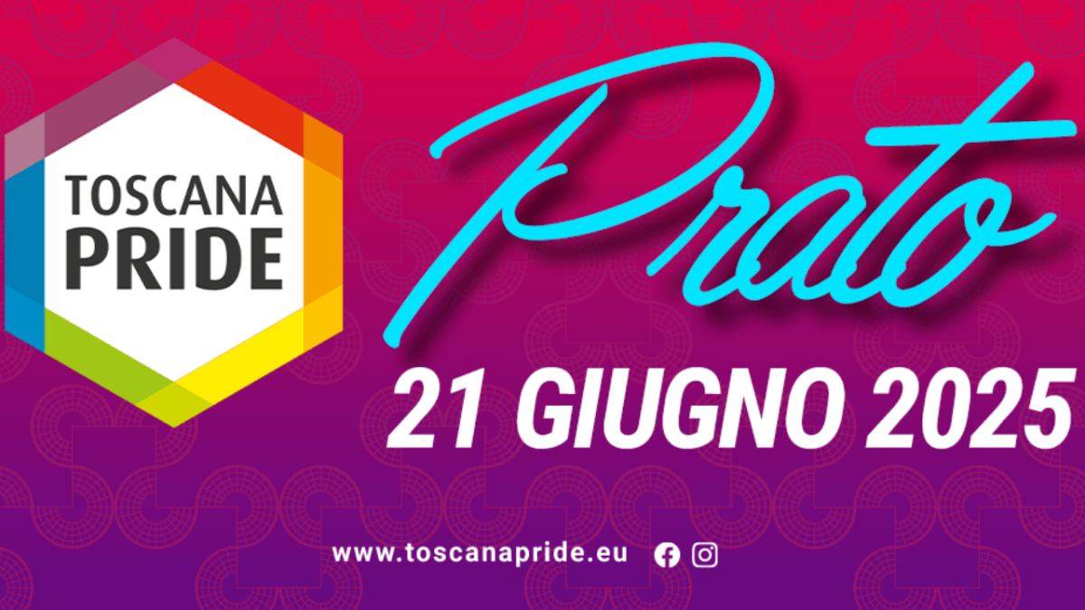 Toscana Pride 2025, sabato 21 giugno a Prato