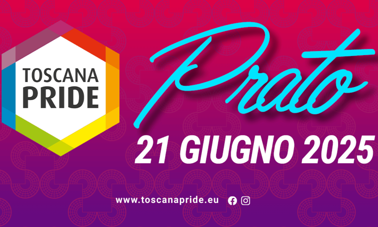 Toscana Pride 2025, sabato 21 giugno a Prato