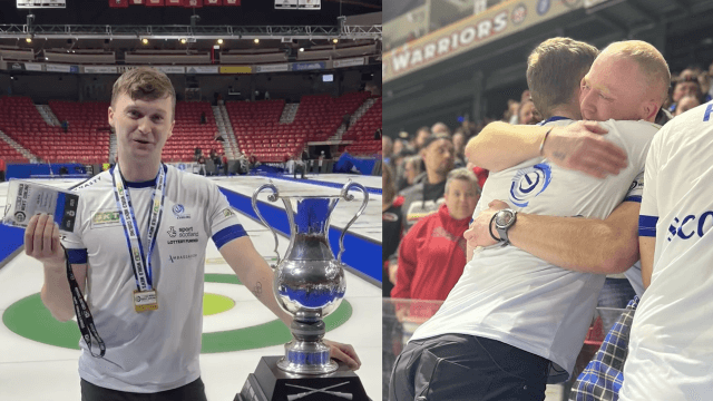Bruce Mouat vince il campionato mondiale di curling e corre ad abbracciare il fidanzato - Bruce Mouat - Gay.it