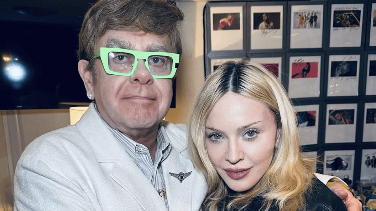 Madonna fa pace con Elton John: “Mi ha chiesto scusa e scritto una canzone. Il perdono è potente”