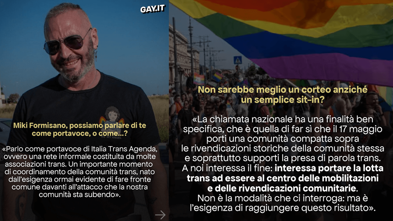 Miki Formisano Trans Agenda Intervista Gay.it